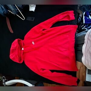 Red vintage Nike hoodie